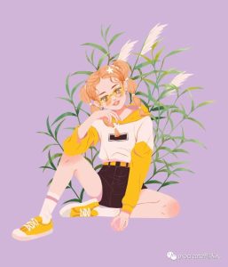 太美了,少女风人物插画教程来了,笔刷上课素材都有【649期】-yadaren