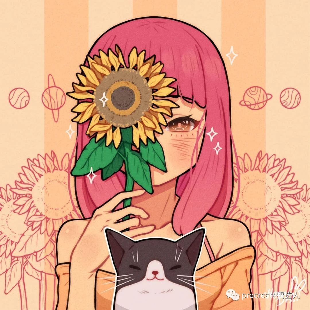 可爱软萌画风作品分享,少女心爆棚啦【555期】可爱作品集矢量插画素材-yadaren