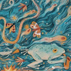 超复古画风!想象力丰富的神仙画师,太惊艳了【580期】-yadaren