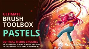 粉彩笔刷！质感绝了！特稀有！超好用【765期】-yadaren