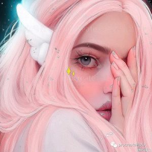 ins人气插画师Bluessstan逼真厚涂人像头发笔刷来啦,一笔绘就逼真头发【581期】-yadaren