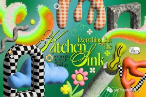 最流行的3D后现代图形元素,复古又梦幻【823期】-yadaren