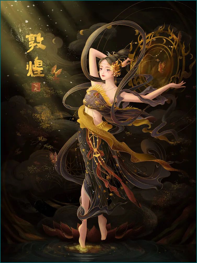 图片[2]-敦煌壁画出源文件了！！我的天啊啊这也太美了！【810期】-yadaren