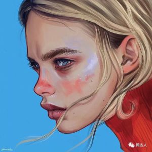 超逼真的动漫人物头发你也可以画出啦！Procreate头发笔刷【143期】-yadaren