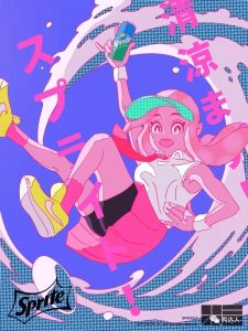 日式甜酷美少女你也可以画出｜Procreate网点颗粒笔刷加插画作品分享【149期】-yadaren