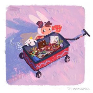 想学儿插？插画师procreate全套教程+配套笔刷+色卡+素材【207期】-yadaren