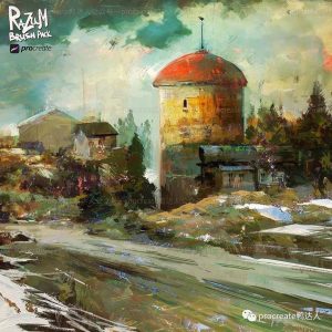 概念艺术家原创笔刷包,太强啦!【243期】-yadaren