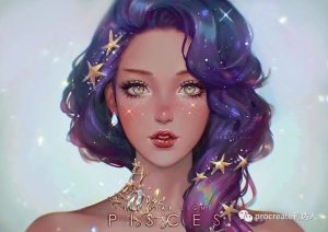 超级实用的procreate珠宝笔刷,绝美人像绘画必备【340期】-yadaren