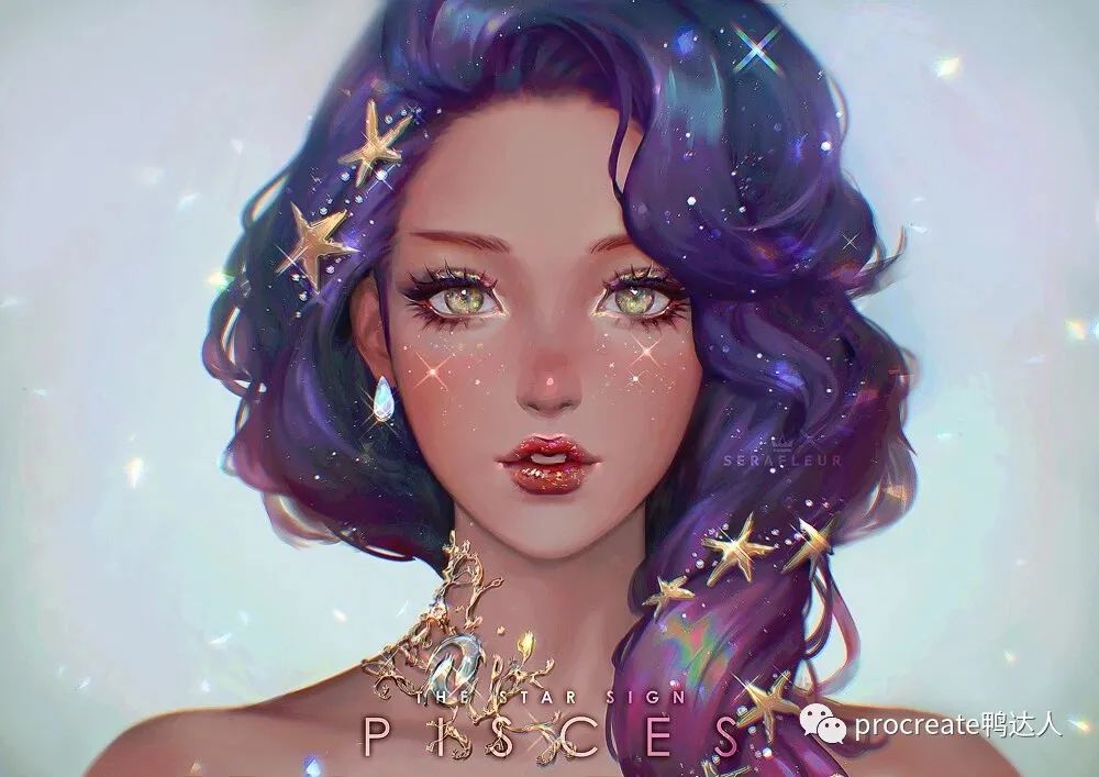 超级实用的procreate珠宝笔刷，绝美人像绘画必备【340期】-yadaren