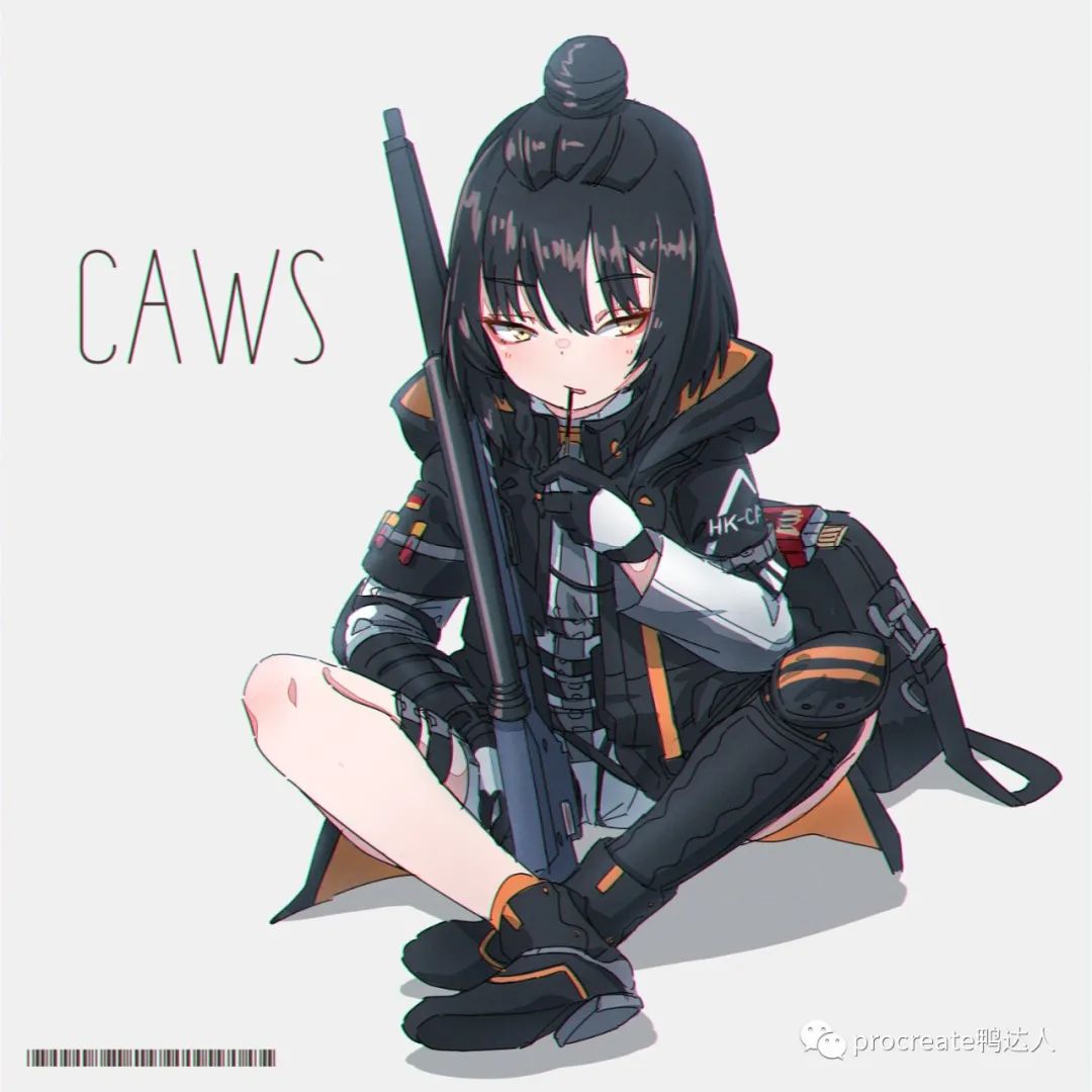 心动，萌萌哒的少女角色设计，你也可以画出来！附日系纸张纹理【368期-yadaren