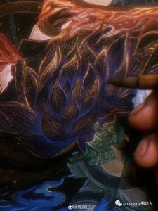 国风插画没质感?试试古风颜彩【414期】-yadaren