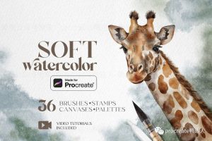 外网超火的水彩插画师出新笔刷套装了,我的天,这也太逼真了!!!【696期】-yadaren