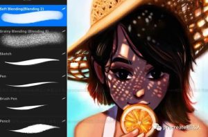 ins大神MuzenikArt人像笔刷分享，头像绘画也太方便了【508期】-yadaren