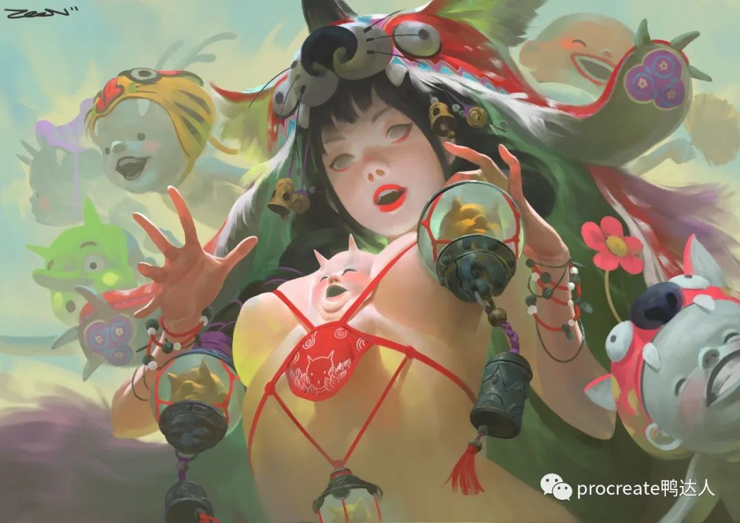 Zeen Chin！作品画面通透感十足，选题怪诞独树一帜【609期】-yadaren