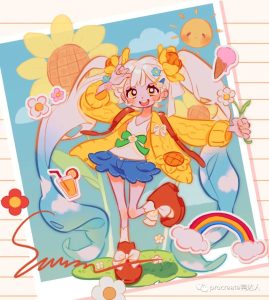 Q版韩系卡通人物图包来啦,这配色也太少女了【695期】-yadaren