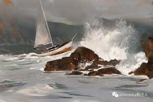 板绘竟然可以画出如此逼真油画厚涂效果,还买啥昂贵画材【721期】-yadaren