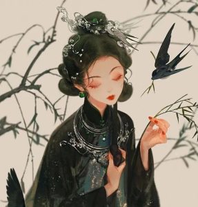 充满质感的唯美古风人物插画!这套教程太棒了!【822期】-yadaren