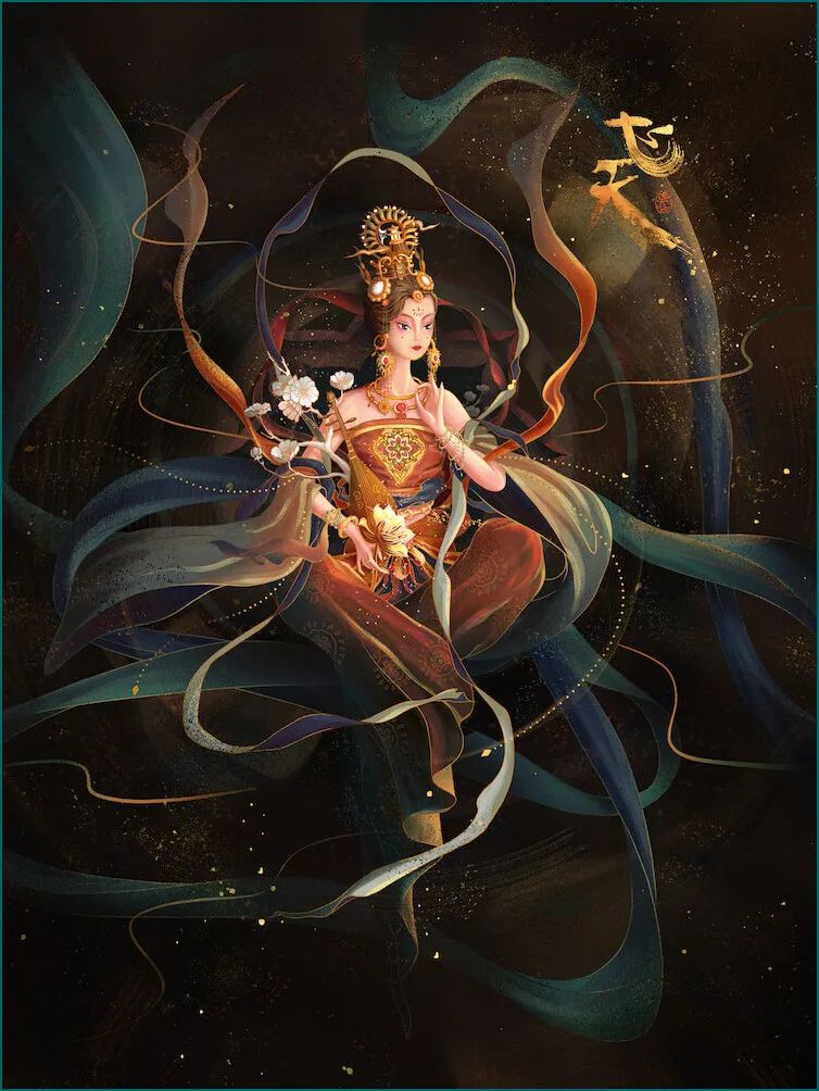 图片[1]-敦煌壁画出源文件了！！我的天啊啊这也太美了！【810期】-yadaren