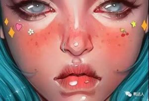 【53期】火爆全网的ins风人像，8套Procreate插画人像笔刷分享-yadaren