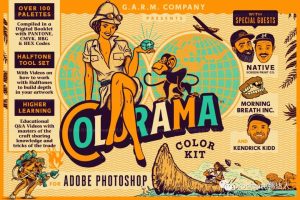 外网扒拉到的复古笔刷色板,既复古又可爱又出效果【644期】-yadaren