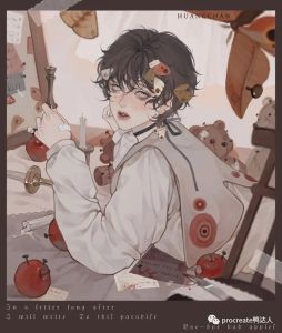 厚涂男性角色绘制课程来啦，是时候换微信头像了【673期】-yadaren