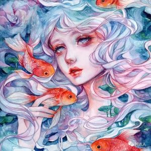 插画大神专用procreate水彩笔刷，好笔刷创出好作品【151期】-yadaren