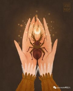 温暖人心的画风，看完被治愈了！一键导入插画师原创笔刷包+作品集【203期】-yadaren