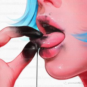 哇！超级实用厚涂人像procreate笔刷，爱了爱了【208期】-yadaren