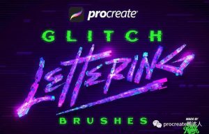 赛博朋克风procreate笔刷,真的好酷炫!【230期-yadaren