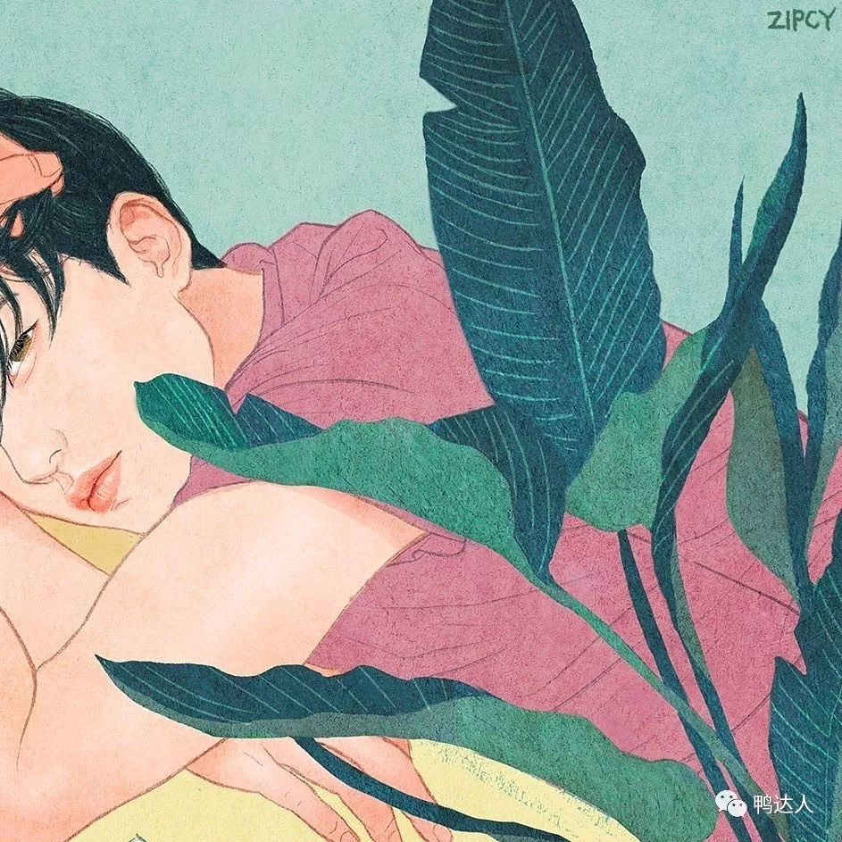Zipcy文艺小清新手绘插画集及制作过程视频分享【68期】-yadaren