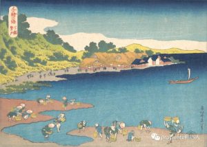 葛饰北斋-莫奈、梵高的“偶像”作品有多强？【556期】葛饰北斋插画作品集及复古做旧牛皮纹理-yadaren