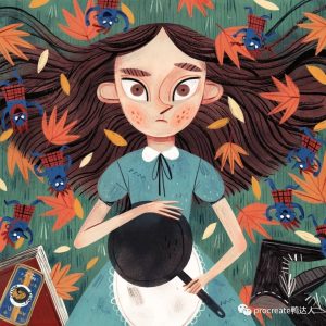 超级好用的procreate噪点笔刷,拯救手残党【264期】-yadaren