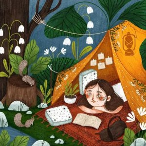 超级软萌可爱的儿童插画,温暖又治愈的感觉太美好了【315期】-yadaren