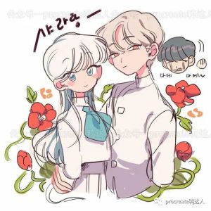 可可爱爱的人物插画，画风真的爱了【343期】-yadaren