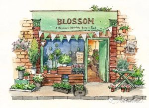 还不会画钢笔淡彩?全套教程+素材拿去!【447期】-yadaren