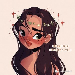 超全迪士尼公主风格插画作品集,也太好看了吧!【271期】-yadaren