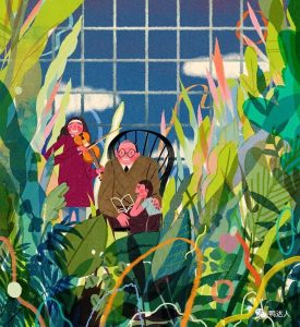 插画临摹好素材，258张插画大师Lisk抽象插画分享【70期】-yadaren