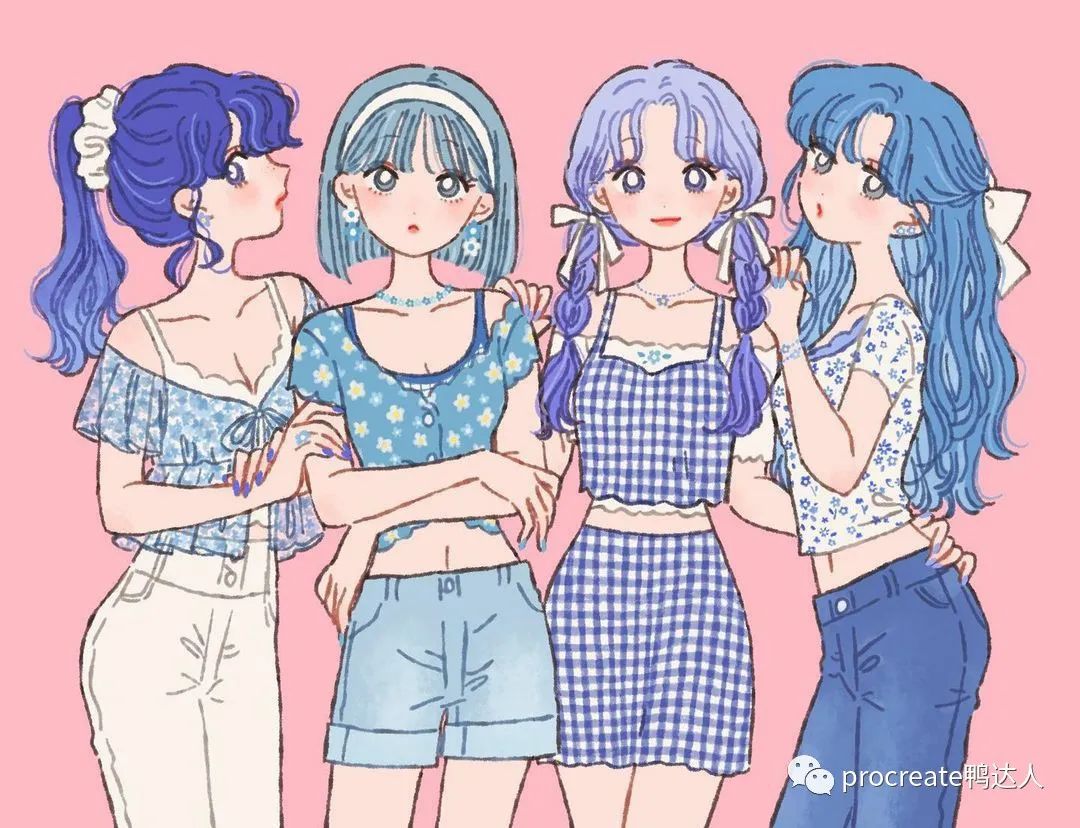 插画师笔下的美少女穿搭！又甜又酷的日系美少女！【750期】-yadaren