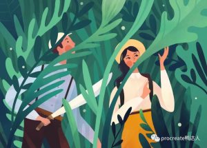 火爆2020的新潮风格人物插画【212期】-yadaren