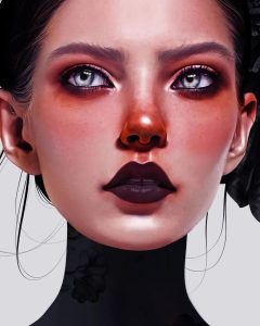 ins人气插画师Laura同款笔刷，ipad竟然可以画出这么写实的人像468期-yadaren