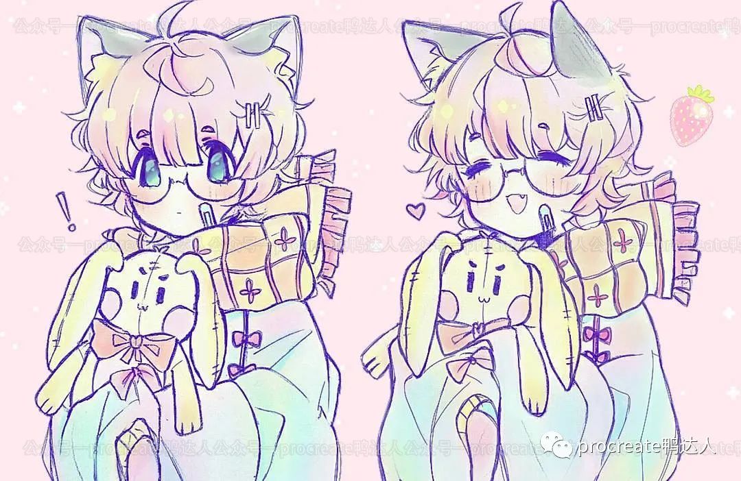 CG动漫不会画形体？ps人像绘画基础透视参考模型笔刷+作品集拿去【255期】-yadaren
