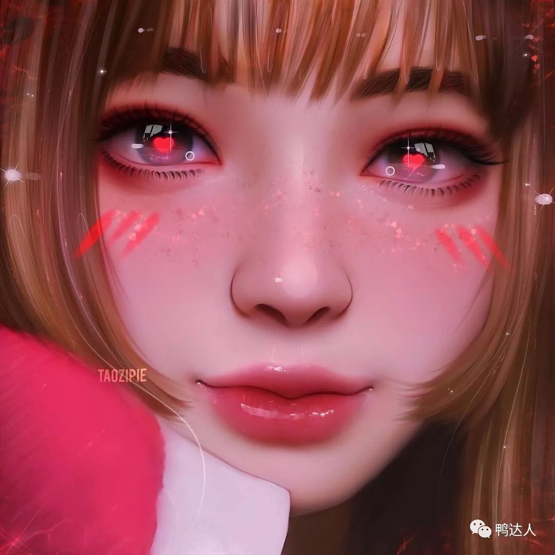 Procreate人像美妝笔刷分享，超有神的人像插画你也可以画出啦【138期-yadaren