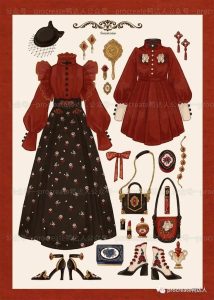 惊艳了岁月的复古穿搭,竟躺在插画师FOUATONS笔下【404期】-yadaren