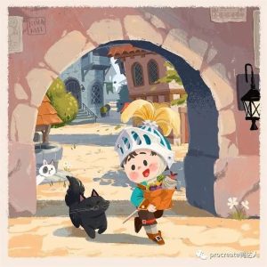 创作精美故事书插画的Procreate笔刷，插画师看了都爱了！【861期】-yadaren