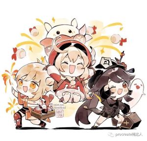 可爱的Q版人物插画！快来一起学习吧！【852期】-yadaren