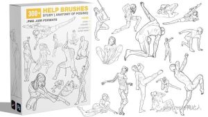 一笔绘就人体线稿,再也不用想半天了【832期】-yadaren