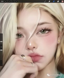 用ipad也能接稿！学完就会procreate人像厚涂插画！【863期】-yadaren