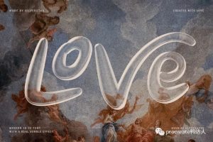 3D透明泡泡效果字体,轻松提升画面效果【888期】-yadaren