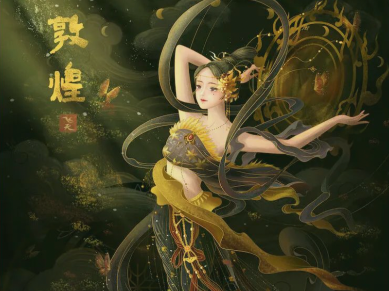 敦煌壁画出源文件了！！我的天啊啊这也太美了！【810期】-yadaren