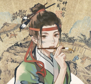 古风角色插画创作教程 ，带素材和笔刷【385期】-yadaren